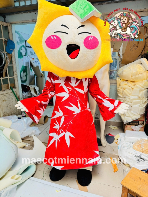 BÉ HOA MẶT TRỜI ÁO DÀI TRUNG TÂM ANH NGỮ HÀ NỘI
