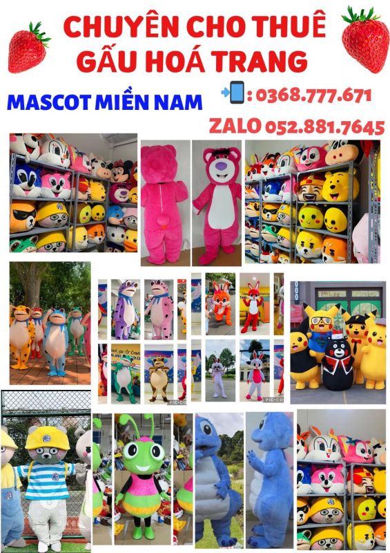 CHUYÊN SẢN XUẤT - CHO THUÊ & BÁN MASCOT SỰ KIỆN TOÀN QUỐC